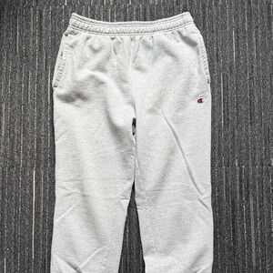 Champion Men's Closed Bottom Light Weight Jersey Jogger - Grey, Size M
